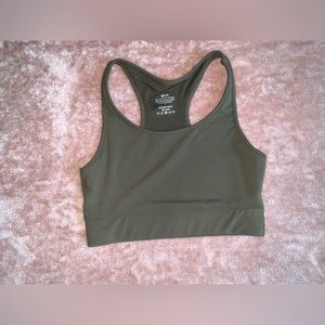 Zenana Army Green Sports Bra 🌟